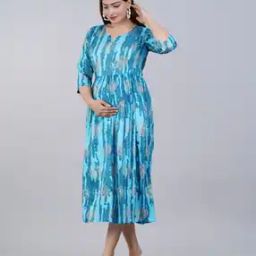 Block Print Gown Dress-image-62