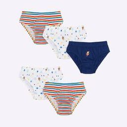 Pack of 5 Printed Briefs-image-121
