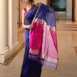 Women Woven Designer Cotton Silk Kanjivaram Saree-image-16