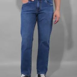 Men Straight Fit Jeans with 5-Pocket Styling-image-117