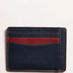 brown bear Colourblock Card Holder with Logo Embossed-picture-7