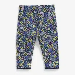 Floral Print Leggings with Elasticated Waistband-image-15