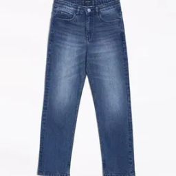 Men Mid-Wash Straight Jeans-picture-35