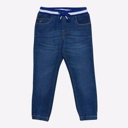 Lightly Washed Joggers with Elasticated Waist-picture-36