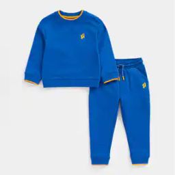 Round-Neck Sweatshirt & Joggers Set-17
