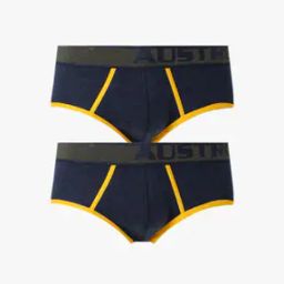 Pack of 2 Cotton No-Show Briefs-51