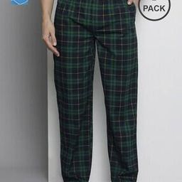 Pack of 2 Checked Pyjamas with Insert Pockets-16