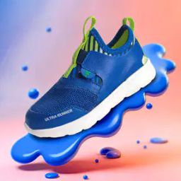 Boys Slip-On Sneakers with Mesh Upper-image-78