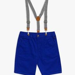Cotton Shorts with Suspenders-image-28