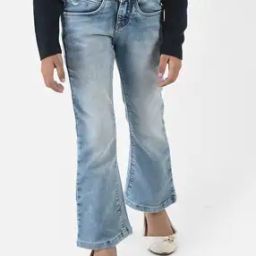 Washed Bootcut Jeans-image-114