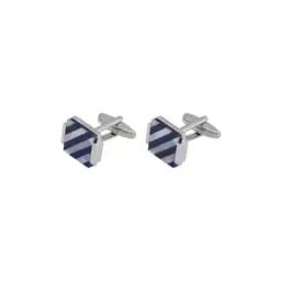 Men Striped Square Cufflinks-image-59
