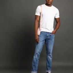 Men Mid-Wash Straight Fit Jeans-image-28