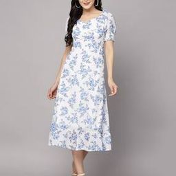 Floral Print Tiered Dress-image-2