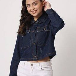Distressed Jacket with Button Closure-image-54