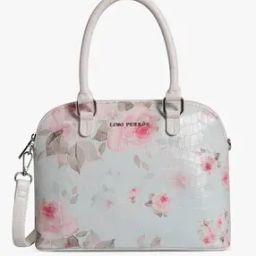 Floral Print Satchel Bag-image-46