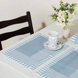fabindia Set of 6 Striped Cotton Placemat-picture-15