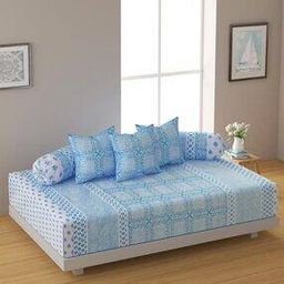 210 TC Printed 6-piece Diwan Set-image-1