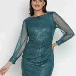Women Embellished A-Line Dress-picture-31