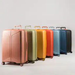 Men Set of 3 Striped Trolley Bags with TSA Lock-picture-46