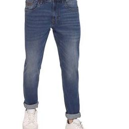 Heavily Washed Straight Fit Jeans-image-70