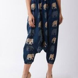 Women Printed Pants with Elasticated Waist-image-56