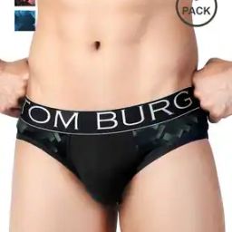 Solid Regular Fit Briefs-image-57