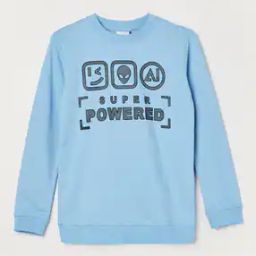 Boys Typographic Print Sweatshirt with Full Sleeves-image-56