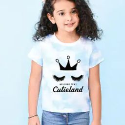Girls Tie And Dye Round Neck T-Shirt -image-28