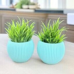 Set of 2 Ava Pots with Artificial Fern Plant-image-51