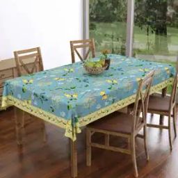 Floral Print 4-Seater Rectangular Dining Table Cover-20