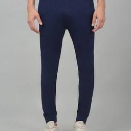 Men Straight Track Pants with Elasticated Waist-image-53