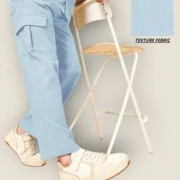 Men Waffle-Knit Straight Track Pants-image-4