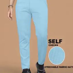 Men Checked Relaxed Fit Flat Front Trousers-image-83