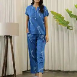 Women Animal Print Nightwear Set-image-26