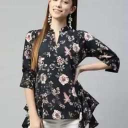 Floral Print Top-image-9