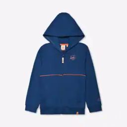 Zip-Front Hoodie with Ribbed Hems-picture-34