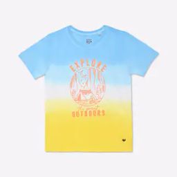 Sustainable Ombre-Dyed Crew-Neck T-Shirt-image-77