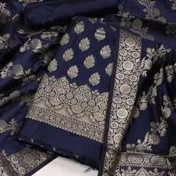 Women Woven Unstitched Dress Material-image-90
