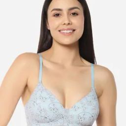 Padded Non-Wired Full Coverage Carefree T-Shirt Bra  - BRA10216-picture-47