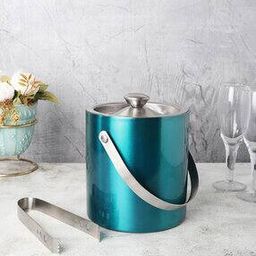 vareesha Stainless Steel Bucket with Tong-picture-3