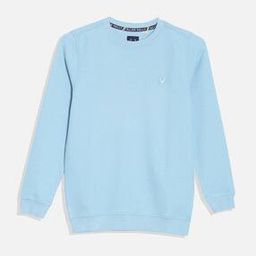 allen solly Boys Logo Embroidered Regular Fit Sweatshirt with Full Sleeves-picture-47