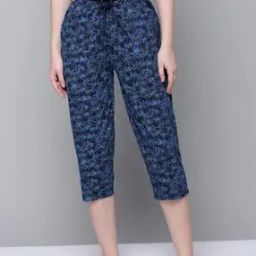 Women Tropical Print Regular Fit Capris-picture-44
