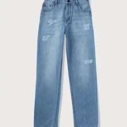 Boys Lightly Washed Distressed Jeans-picture-30