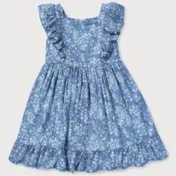 Floral Print Tiered Dress with Ruffles-picture-37