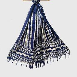 Women Printed Dupatta with Tassels-44