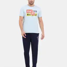 Typographic Print Cotton Lounge Set-picture-17