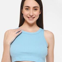 Ribbed Round-Neck Tank Top-image-71