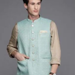 Printed Nehru Jacket-image-101