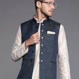 Printed Nehru Jacket-35