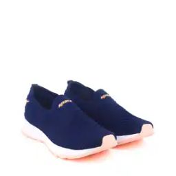 Women Logo Print Knitted Sports Shoes with Round Shape Toes-image-64